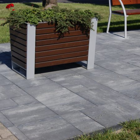 kostka brukowa Esperia trawertyn realizacje: