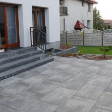 kostka grossetto betonowa śląskie realizacje