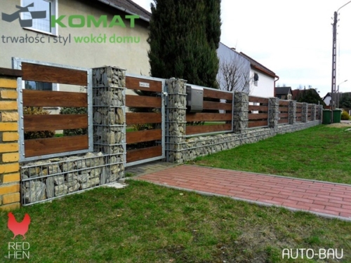 ogrodzenie gabionowe 