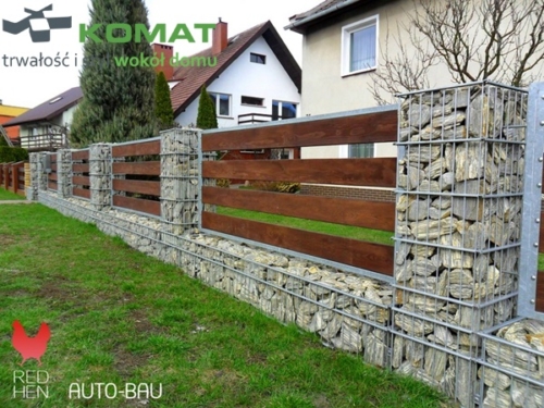 ogrodzenie gabionowe 