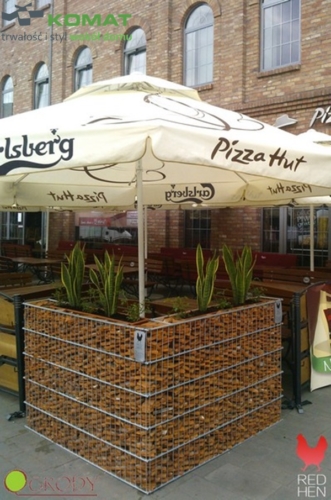 ogrodzenie gabionowe 