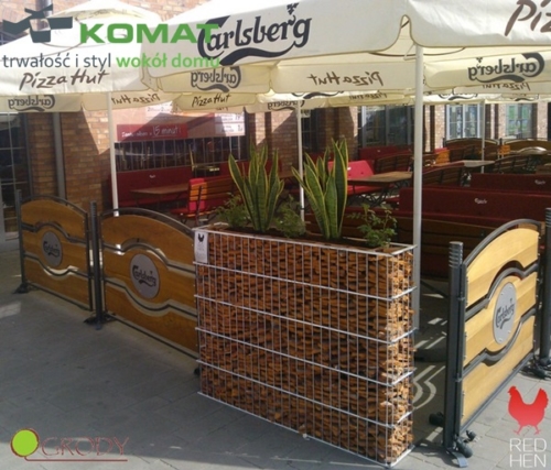 ogrodzenie gabionowe 