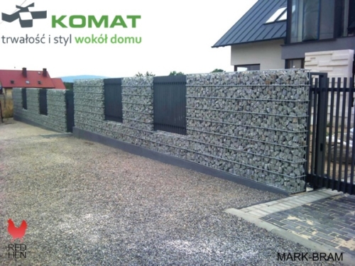 ogrodzenie gabionowe 