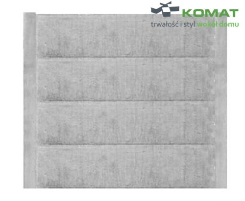 ogrodzenie betonowe wzór nr 17