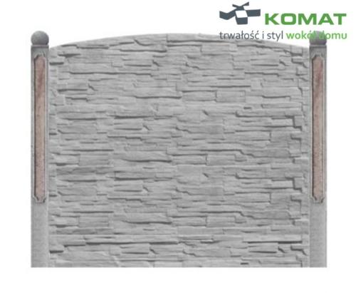 ogrodzenie betonowe wzór nr 4