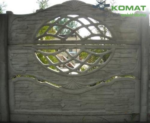 ogrodzenie betonowe wzór nr 6