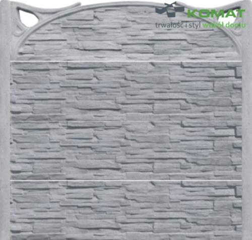 ogrodzenie betonowe wzór nr 9