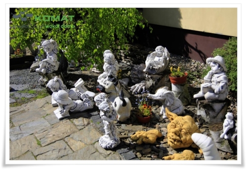 Rzeźby ogrodowe postacie bajkowe śląskie