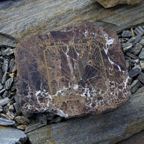 Rzeźba zegar słoneczny śląskie