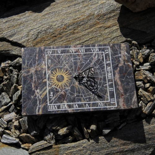 Rzeźba zegar słoneczny śląskie